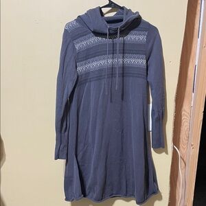 Prana Gray Patterned Dress